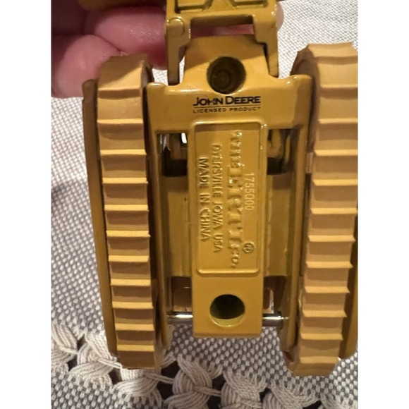 Ertl John Deere Die Cast John Deer Bull Dozer, John Deere 4 WD Tractor, EUC, Toy - Picture 7 of 9